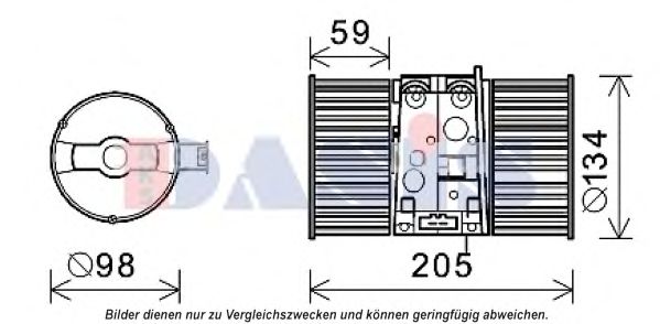 Ventilator, habitaclu