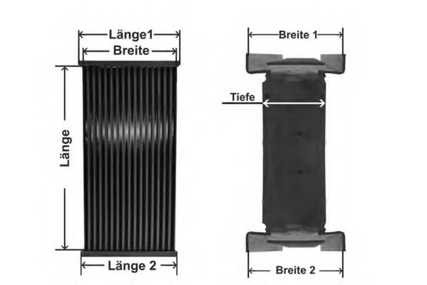 reteaua radiatorului, intercooler