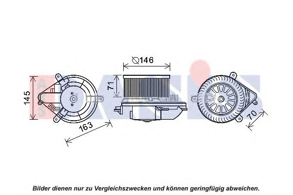 Electromotor, ventilatie interioara
